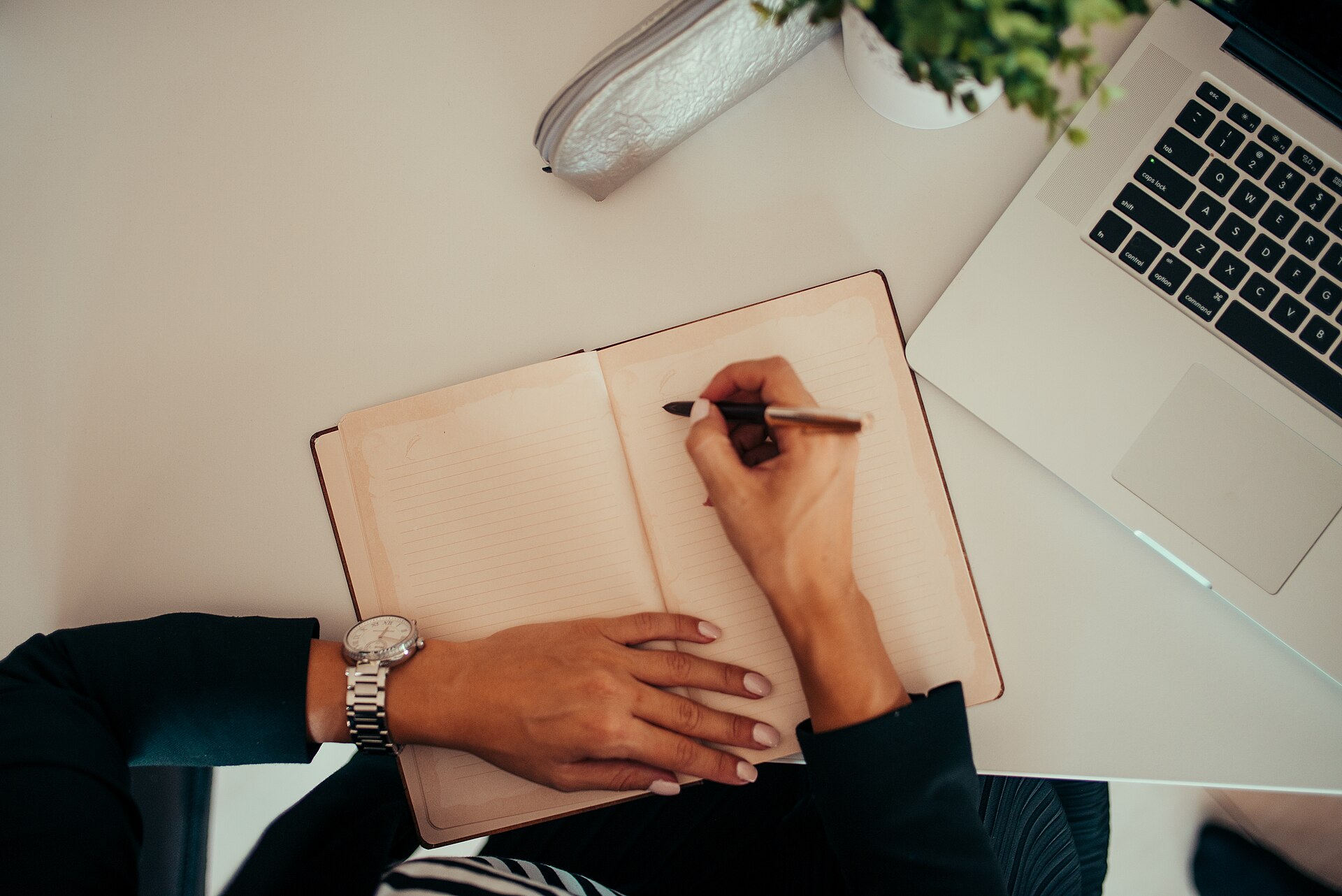 Planeamento de um projeto num caderno